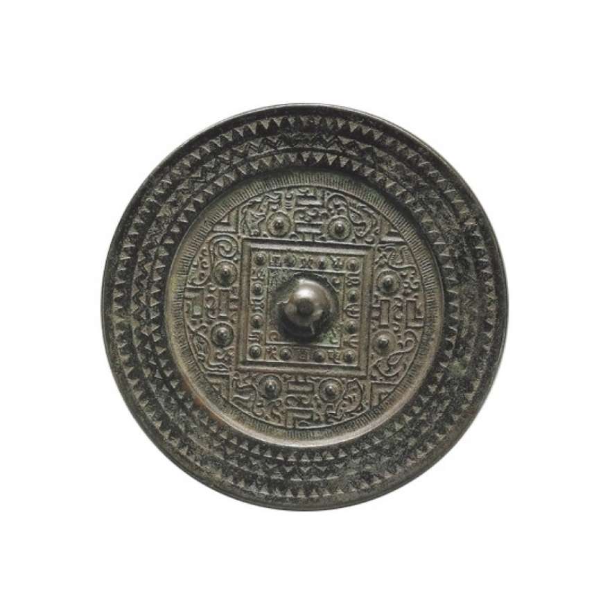 Picture of SHIELD, DOUBLE BAND OF GOLD DOTS