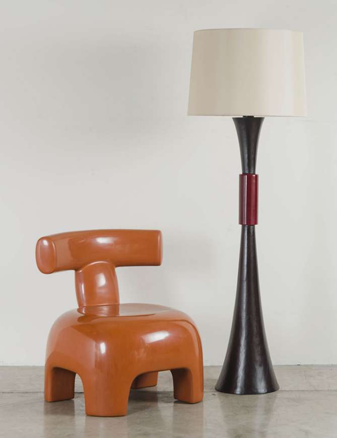 Picture of BACK REST CHAIR - MILA LACQUER