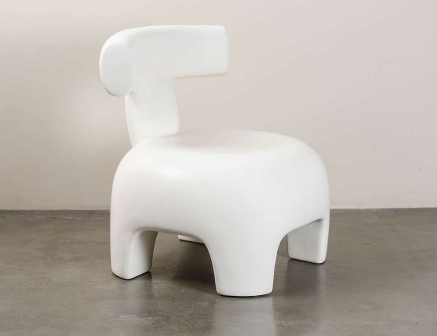 Picture of BACK REST CHAIR - CREAM LACQUER