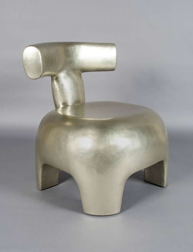 Picture of BACK REST CHAIR - WHITE BRONZE