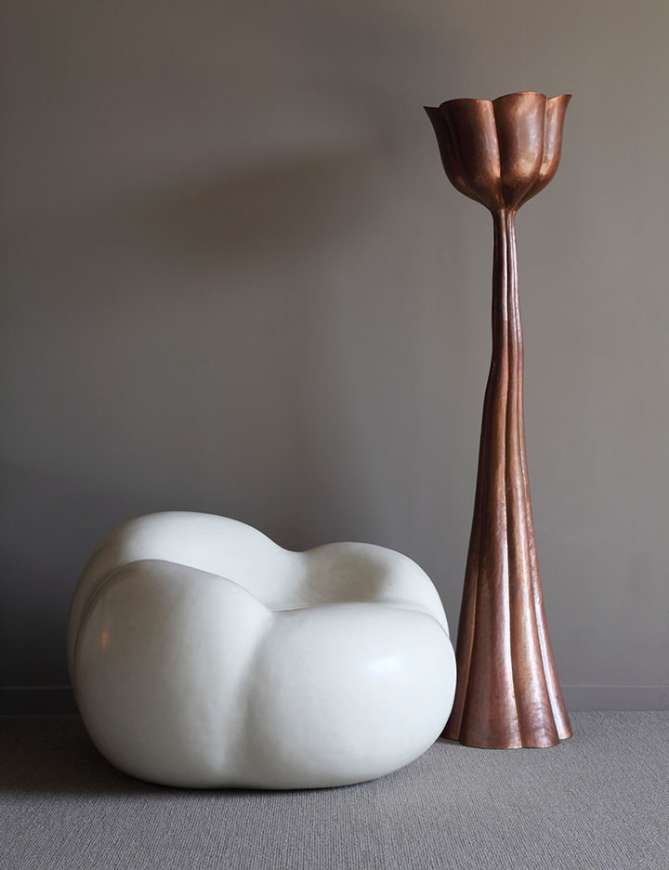 Picture of CREAM LACQUER CLOUD CHAIR