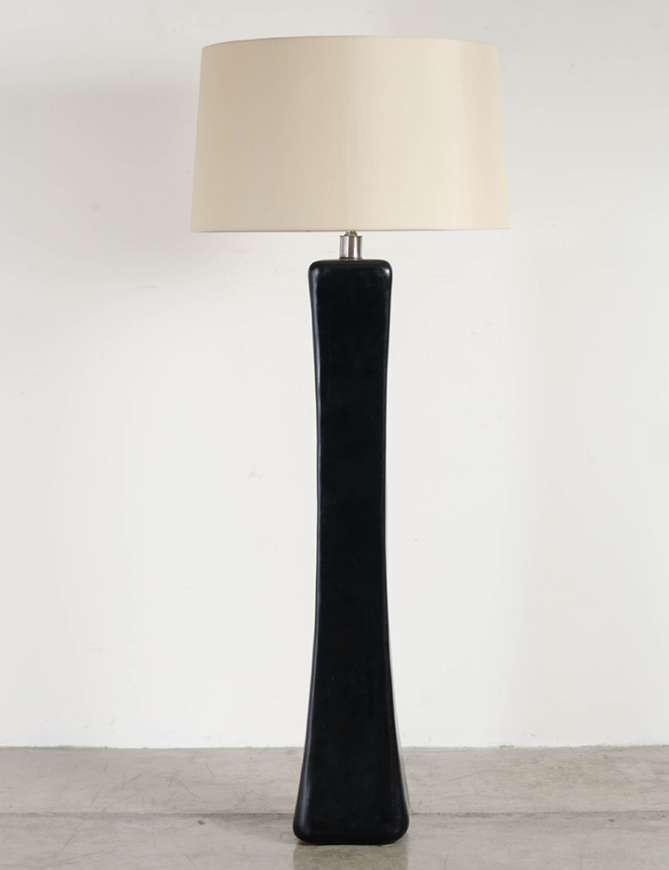 Picture of PILLOW FLOOR LAMP - BLACK LACQUER