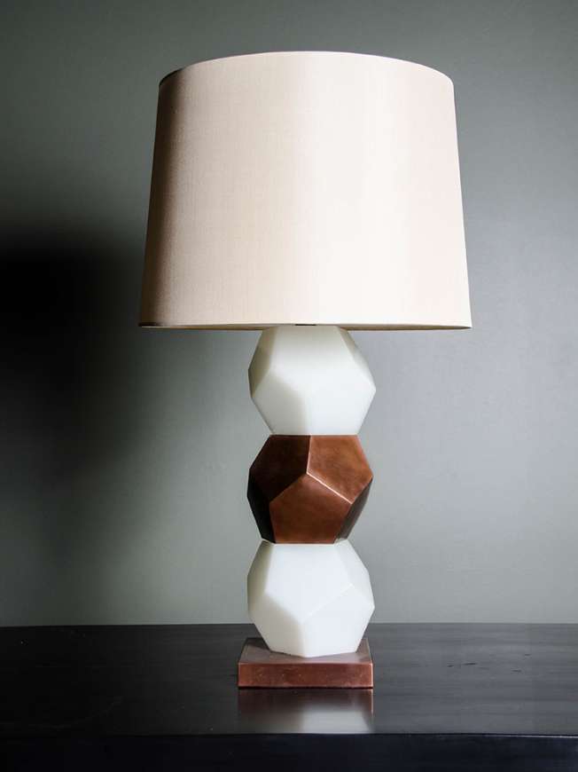 Picture of 3 TIER FACETED LAMP W/ STAND 