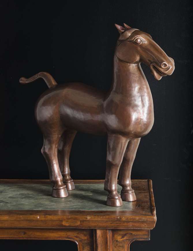 Picture of HAN HORSE - ANTIQUE COPPER
