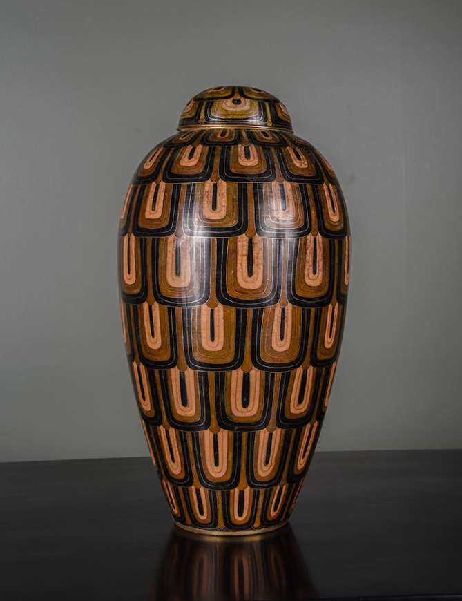 Picture of BALUSTER JAR AND LID
