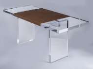 Picture of LEATHER WRAP SLAB DESK