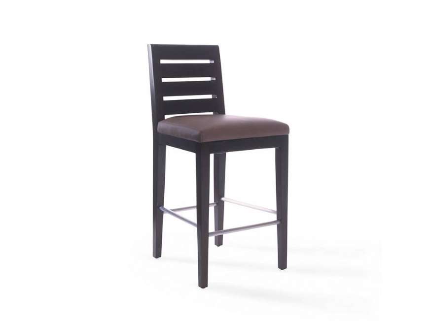 Picture of HIGH SCHOOL COUNTER STOOL WITH SLAT BACK