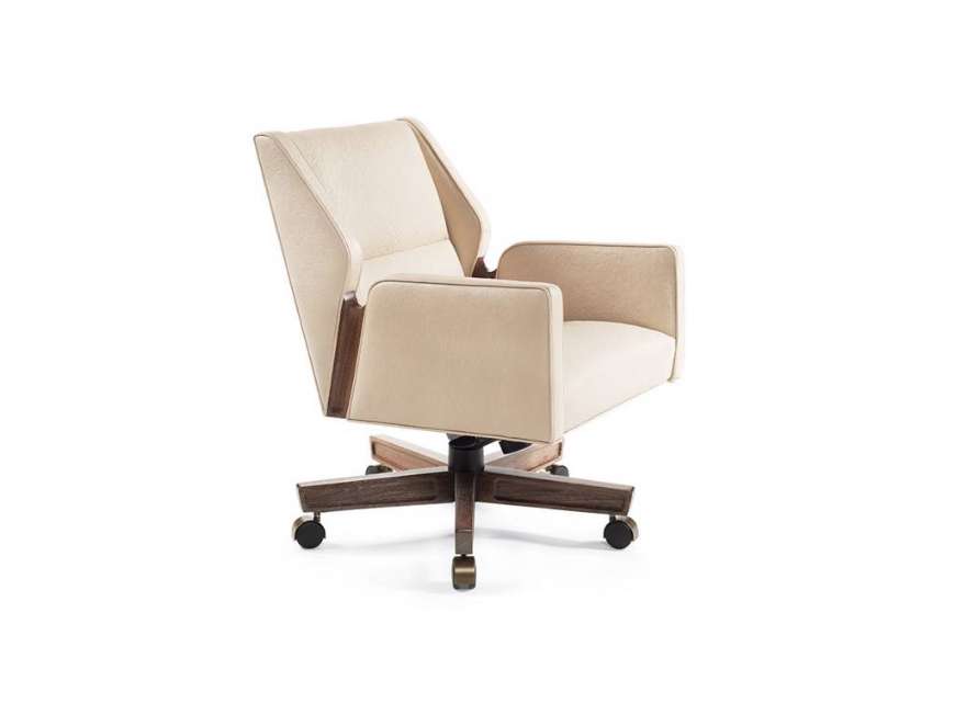 Picture of JETT SWIVEL CHAIR LOW BACK WOOD DETAIL